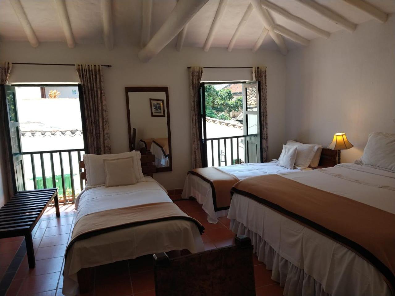 Hotel Mesón de los Virreyes Villa de Leyva Exterior foto